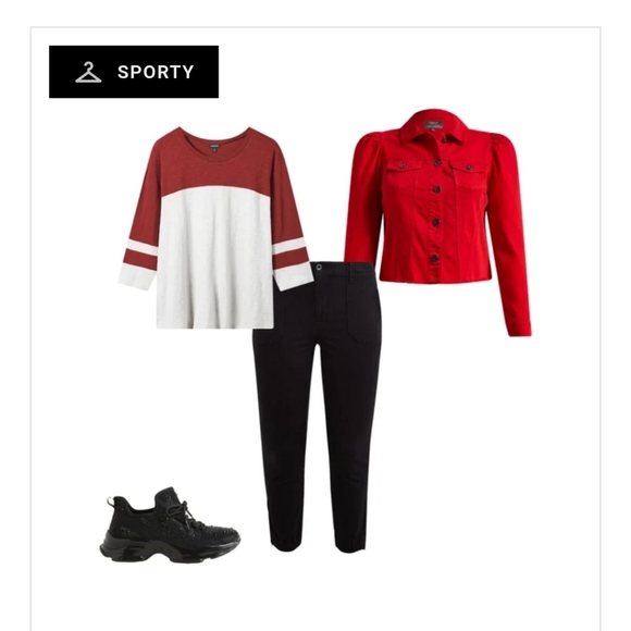 NEW! Torrid COTTON JERSEY LACE BACK COLORBLOCK VARSITY STRIPE TEE size 2x - Picture 9 of 10